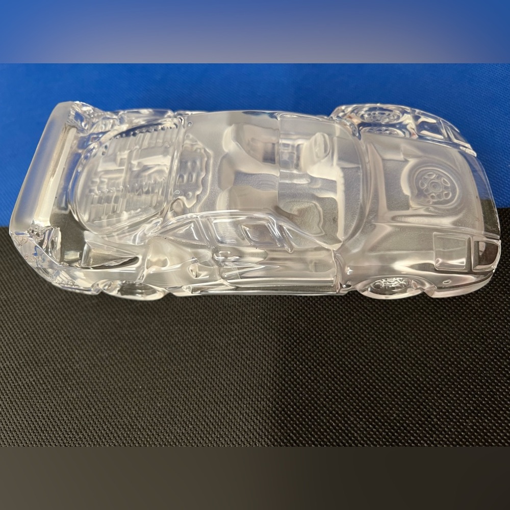Hofbauer Vintage Ferrari F40 West Germany Crystal Paperweight Desk Art Piece